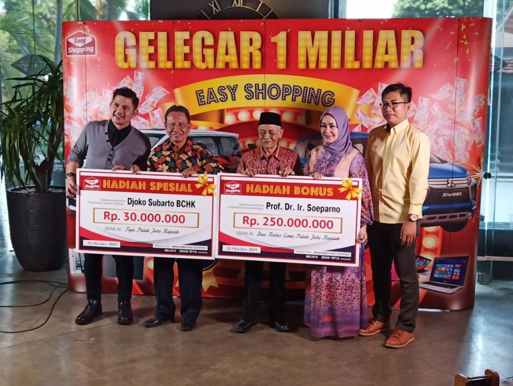 Beri Kejutan1 Miliar, Easy Shopping Tetap Bagikan Hadiah Ratusan Juta
